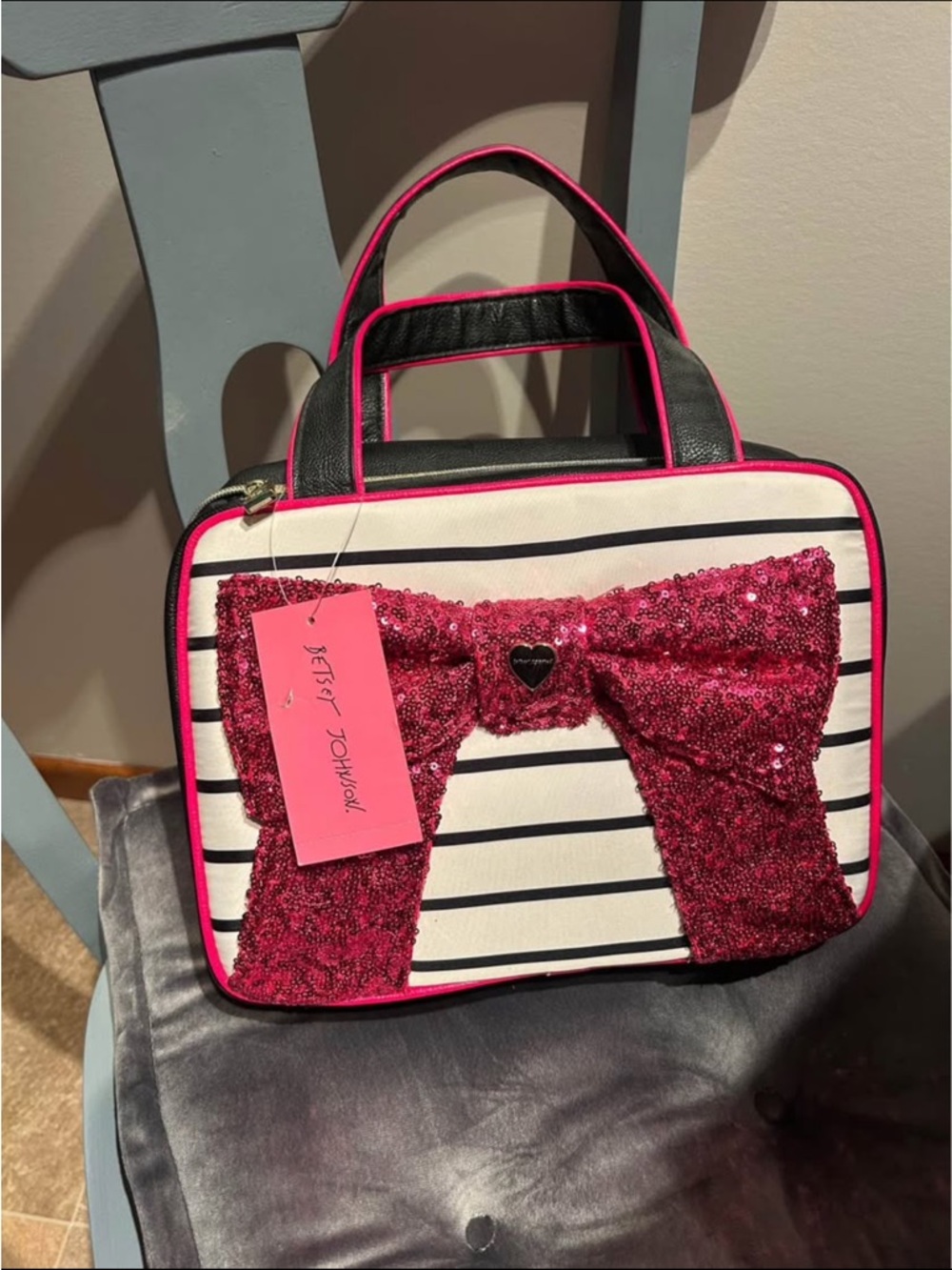 Betsey Johnson Makeup Travel Bag